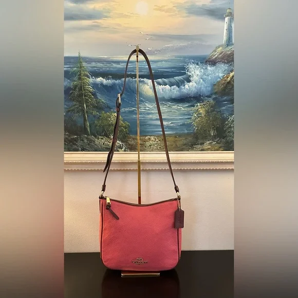 Coach Ellie File Crossbody Bag Watermelon Multi EUC - Picture 2 of 9